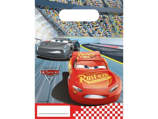[90300419 1565419] Amscan Geschenktasche Cars 6 Stück, 16 x 23.5 cm