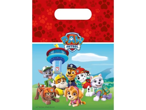 [90300486 1565354] Amscan Geschenktasche PawPatrol 8 Stück, 16 x 23.5 cm