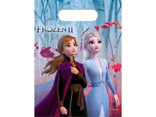 [90300509 1565319] Amscan Geschenktasche Disney Frozen II 6 Stück, 16.5 x 23 cm