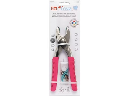 [90300569 1576017] Prym Vario-Zange Inklusive Werkzeug-Set, Pink