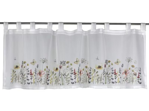 [90300649 1569073] Stotz Decor AG Tagvorhang mit Schlaufe Wiese 135 cm x 45 cm, Weiss