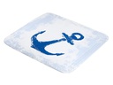 Kleine Wolke Duschwanneneinlage Anchor Blau/Weiss