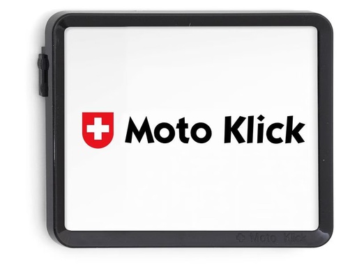 [90300739 1571686] Swiss Klick Kennzeichenhalter Motorrad Schwarz