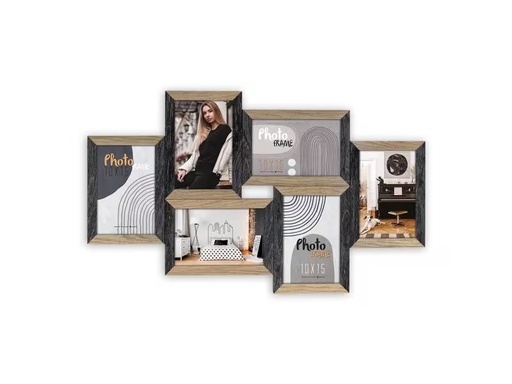 [90300870 1573737] Zep Bilderrahmen Vercelli Braun/Schwarz, 10 x 15 cm