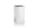 Lechuza Blumentopf Canto Premium 40 High LED, Weiss, Hochglanz