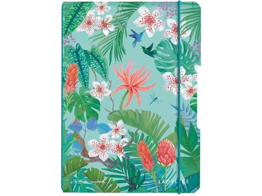 [90300914 1496904] Herlitz Notizheft Ladylike Jungle A5, 40 Blätter, punktiert