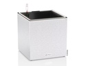 Lechuza Blumentopf Canto Stone 30 Low LED, Quarzweiss