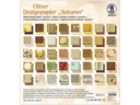 URSUS Designpapier Glitter Herbst 40 Blatt, 190 g/m²