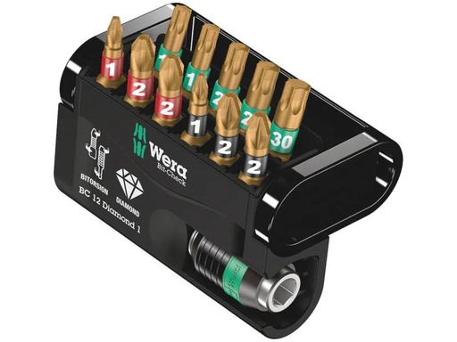 [90049878 770050] Wera Bit-Set Bit-Check 12 Diamond 1 12-teilig