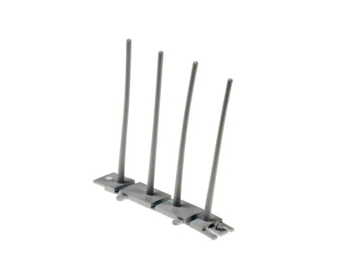 [90049882 378622] Axis Zubehör Bird Control Spike  / Taubenspikes Weiss 10 Stück
