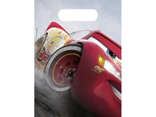 [90301108 1565422] Amscan Geschenktasche Cars 6 Stück, 17 x 14 x 5.6 cm
