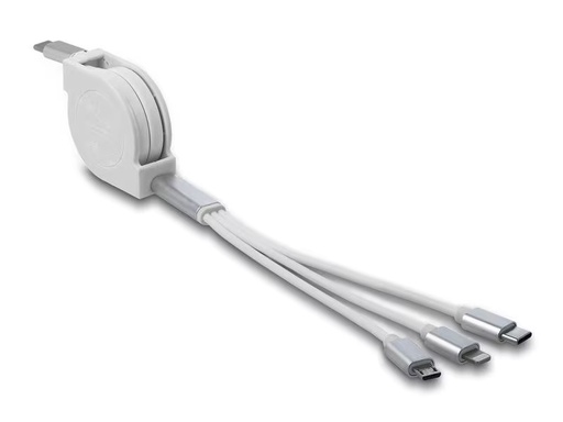 [90301131 1575643] Delock USB-Ladekabel USB C - Lightning/Micro-USB B/USB C 0.98 m