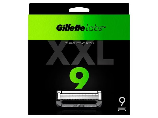 [90301373 1569116] Gillette Rasierklingen Labs 9 Stück