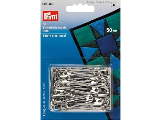 [90301425 1576064] Prym Sicherheitsnadel Silber, Nr. 3, 50 mm