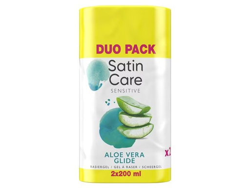 [90301475 1569162] Gillette Venus Rasiergel Venus Satin Care Sensitive Duo Pack 400 ml1 Stück