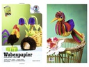URSUS Wabenpapier 8 Farben 16.5 x 23 cm
