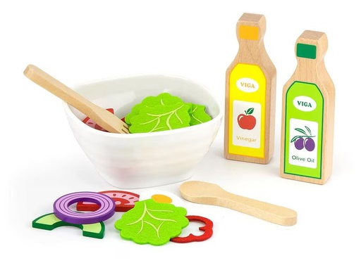 [90301506 1564886] Viga Spiel-Lebensmittel Salat-Set