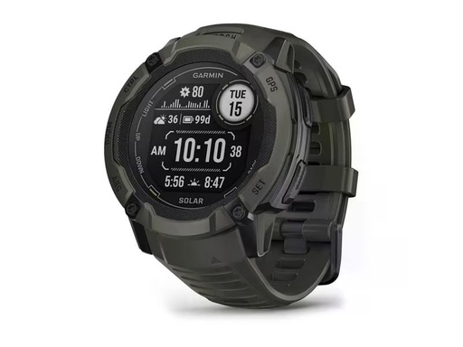 [90301507 1557609] GARMIN Sportuhr Instinct 2X Solar Moosgrün