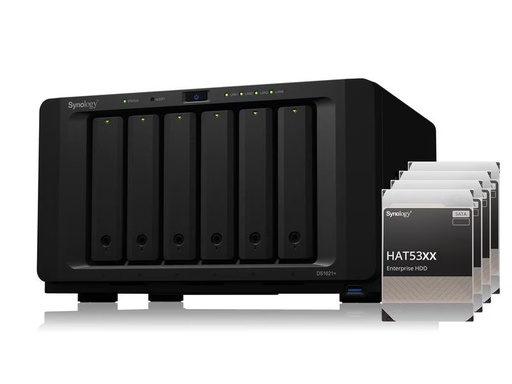 [90301558 1582207] Synology NAS DiskStation DS1621+ 6-bay Synology Enterprise HDD 24 TB