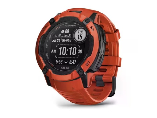 [90301564 1557605] GARMIN Sportuhr Instinct 2X Solar Flame Red