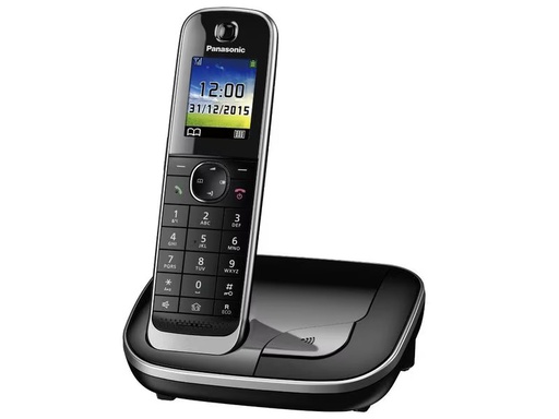 [90301569 1575240] Panasonic Schnurlostelefon KX-TGJ310SLB Schwarz