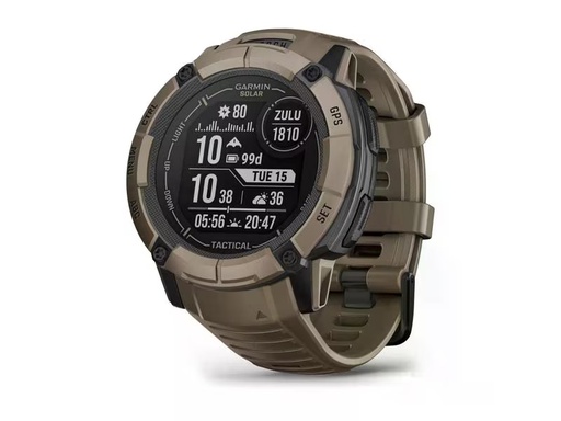 [90301583 1557606] GARMIN Instinct 2X Solar Tactical Edition Coyote Tan