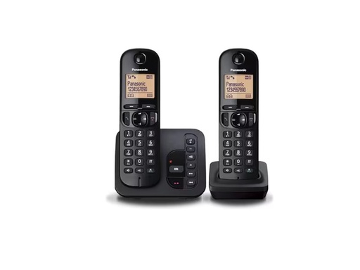 [90301585 1575245] Panasonic Schnurlostelefon KX-TGC222SLB Schwarz