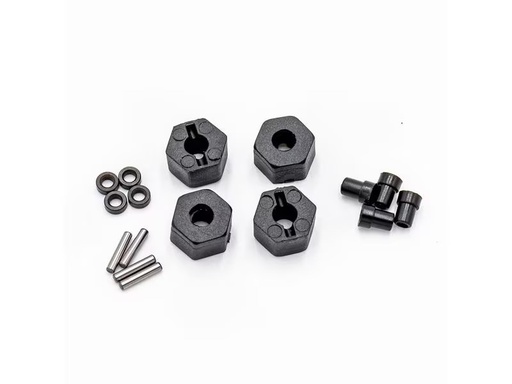 [90301657 1583759] Funtek Radmitnehmer Hex, 4 Stück CR12