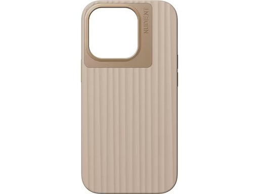 [90301730 1581529] Nudient Back Cover Bold Case iPhone 14 Pro Leinen Beige