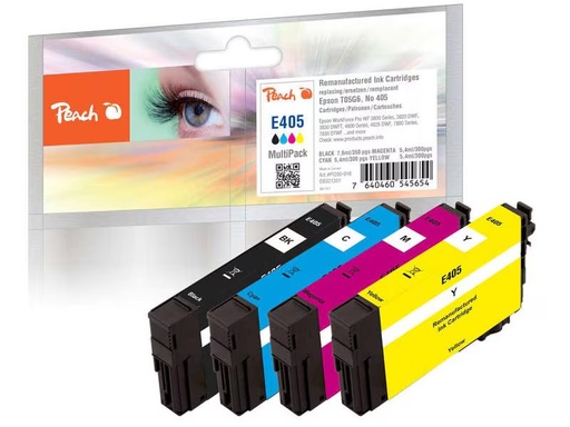 [90301871 1577999] Peach Tintenset Epson Nr. 405 MultiPack C/M/B/Y