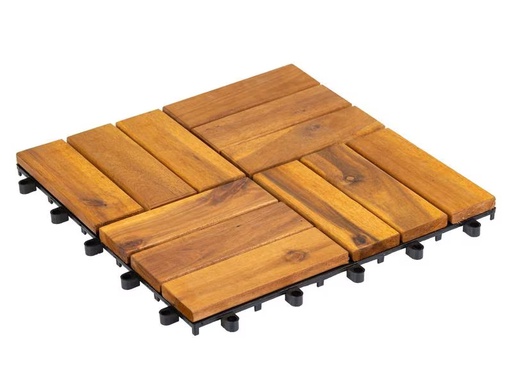 [90301957 1533852] COCON Balkon- und Terrassenplatten Akazie, 30 x 30 cm, 6 Stück