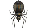 Partydeco Ballons Folienballon Spinne 60 x 101 cm, Schwarz