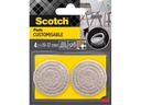 3M Stuhlbeingleiter Customisable, Ø 19-37 mm, Beige