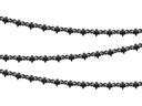 Partydeco Girlande Fledermaus 4 m, Schwarz