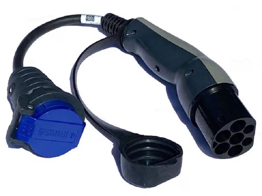 [90302056 1575730] Elektroscout Adapter Typ 2 - T23 mit Entriegelung, 230 V, 16A