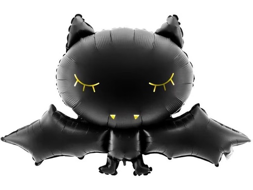 [90302062 1404076] Partydeco Ballons Folienballon Fledermaus 80 x 52 cm, Schwarz
