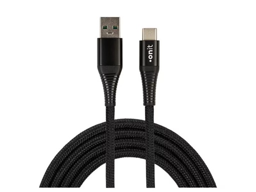 [90302092 1505443] onit USB 2.0-Kabel USB A - USB C 0.5 m, Schwarz