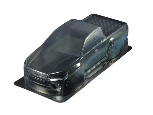 [90302173 1583571] Tamiya Karosserie Toyota Hilux Extra Cab CC-01, 1:10, unlackiert