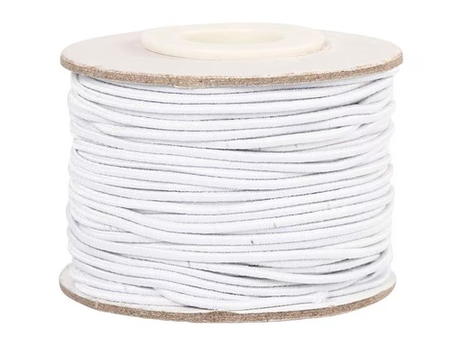 [90302209 1568062] Creativ Company Elastikschnur 1 mm Weiss, 25 m