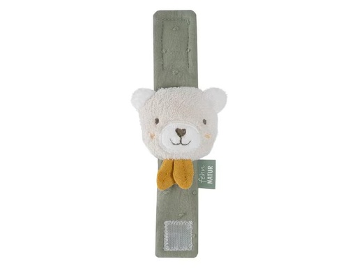 [90302260 1539336] fehn Rassel Armband Natur Bär