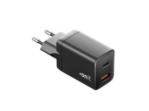 [90302452 1505440] onit USB-Wandladegerät PD25W + QC3.0 Schwarz