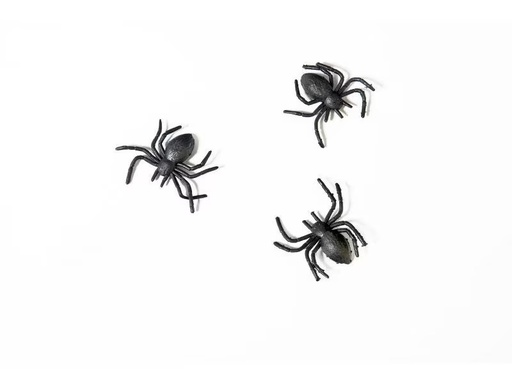[90302459 1583288] Partydeco Kleinteile Plastikspinnen Schwarz
