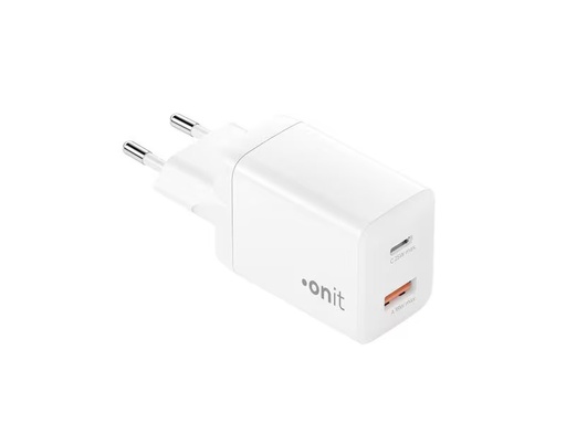 [90302480 1505439] onit USB-Wandladegerät PD25W + QC3.0 Weiss