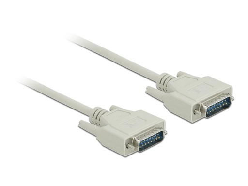 [90050135 1093113] Delock Anschlusskabel Sub-D15 Stecker zu Stecker 10 m
