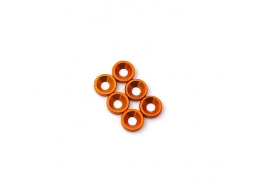 [90302538 1583965] Hobbytech Scheibe gesenkt M3, Orange Spirit NXT