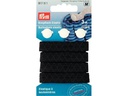 Prym Elastikfaden Schwarz, 3 m x 12 mm