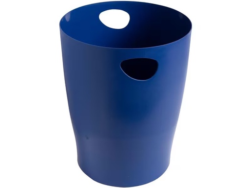 [90302807 1586790] Exacompta Papierkorb Bee Blue Ecobin 15 l, Marineblau