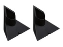 Paulmann EntertainLED Standfuss, 132 x 67 mm, Schwarz, 2 Stück