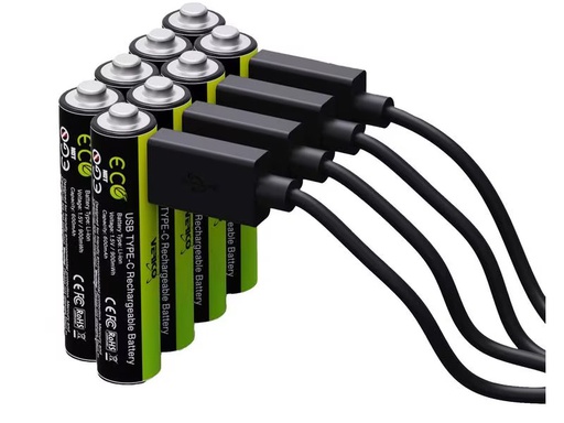 [90302959 1578587] Verico Akku 8x AAA 600 mAh mit USB-C