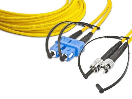 [90050195 849089] Lightwin LWL-Patchkabel SC-ST, Singlemode, Duplex, 1m